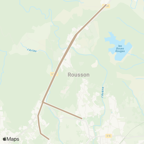 Ales'Y Rousson - École de Rousson map