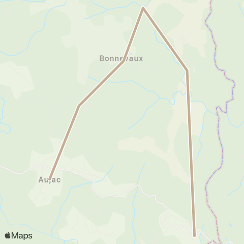 Ales'Y Bonnevaux - École Aujac map