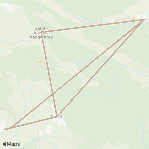 Ales'Y Sirp: St Just Euzet St Hippolyte de Caton map