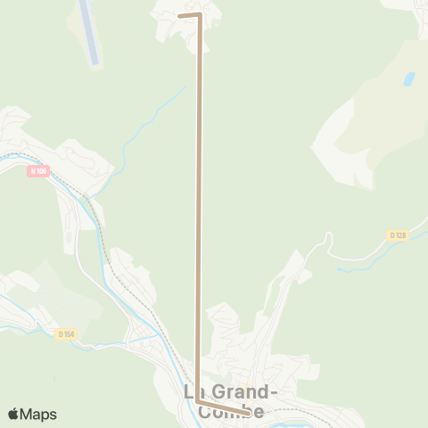 Ales'Y Champclauson - la Grand Combe map