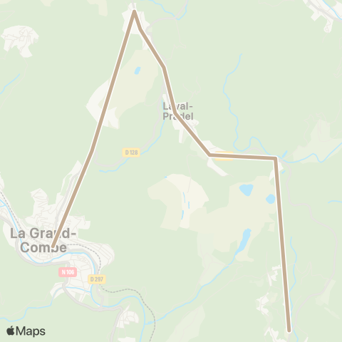Ales'Y Laval Pradel - Grand Combe map