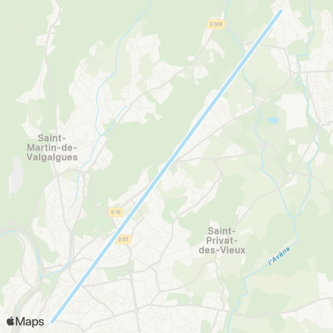 Ales'Y TAD Ehpad le Castellas Rouson map