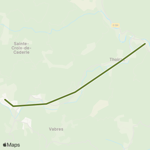 Ales'Y TAD Lasalle - Thoiras - Ales map