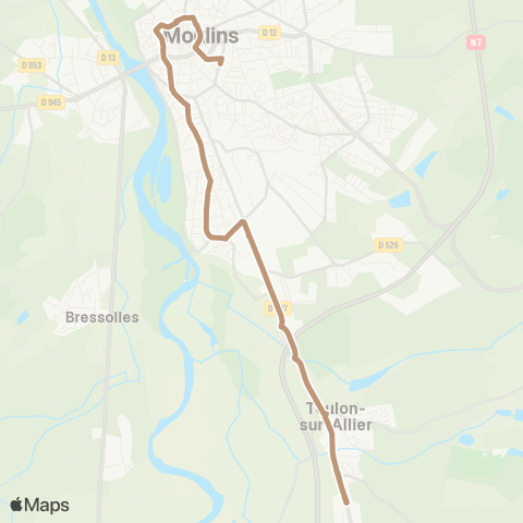 Aléo Gare SNCF - ZA Le Larry map