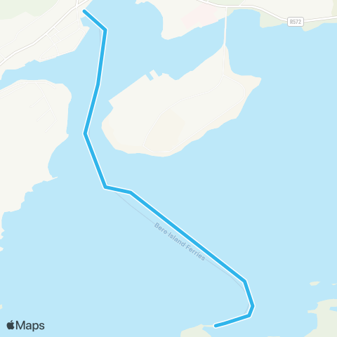 Bere Island Ferries Castletownbere - Bere Island map