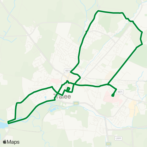 Tralee People's Bus Service Blennerville Loop map