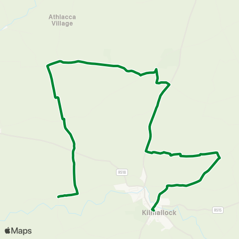 Joseph Foley Tankardstown - Kilmallock map