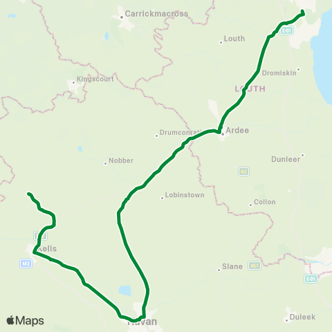 Royal Breffni Tours Ltd Moynalty - Navan - Dundalk map