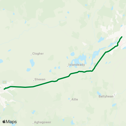 Michael Moran Castlebar - Westport map