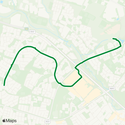 TU Dublin Blanchardstown Tu Blanchardstown Shuttle Bus map