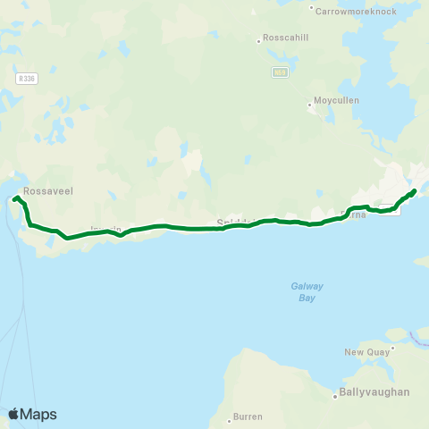 Island Ferries Teoranta Galway - Ros An Mhíl map