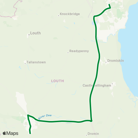 McGill Coach Travel Ardee - Dundalk map