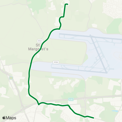Nolan Coaches Santry - Foodcentral map