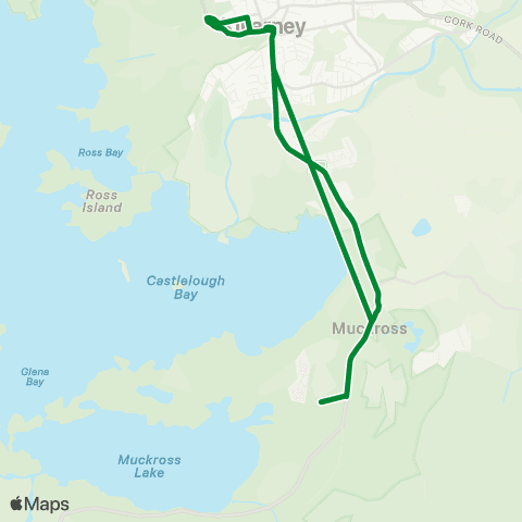 O'Callaghan Coaches Killarney – Killarney map