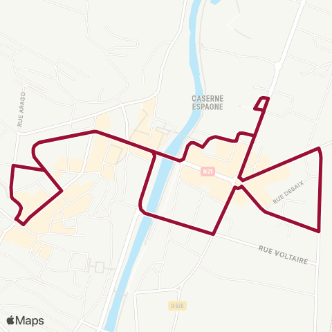 Alliance L'Auscitaine map