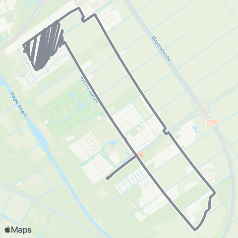 AllGo Lijn 28 Buurtbus Almere Hout map