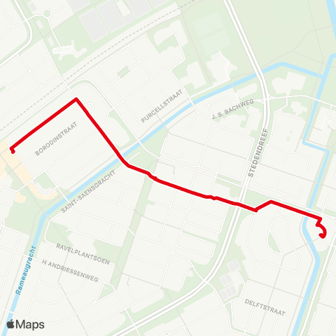 AllGo Lijn 804 PendelGo Stedenwijk - Station Muziekwijk map