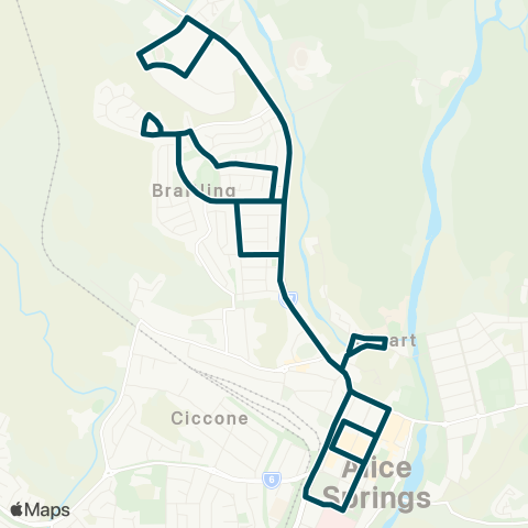 ALIC Braitling and Ciccone map