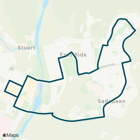 ALIC East Side and Sadadeen map