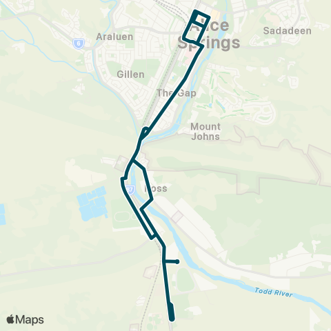 ALIC The Gap, Ross and Ilparpa map