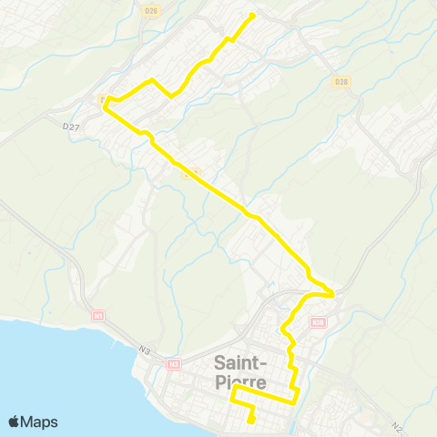 Alternéo SIDR Ravine-des-Cabris Basse-Terre Pôle d'échanges map