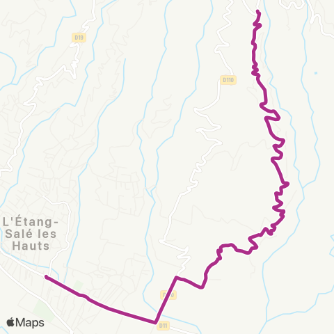Alternéo Maniron Mairie Étang-Salé map