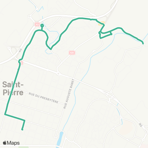 Alternéo Ctre comm. Casernes Basse-Terre Pôle d'échanges map
