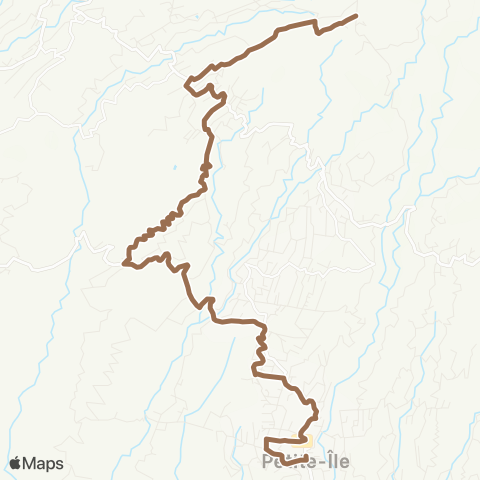 Alternéo Piton de Bloc Église Petite-Île map