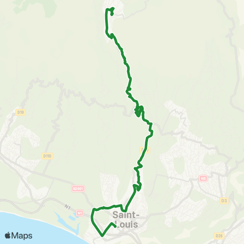 Alternéo Makes Gare Saint-Louis map