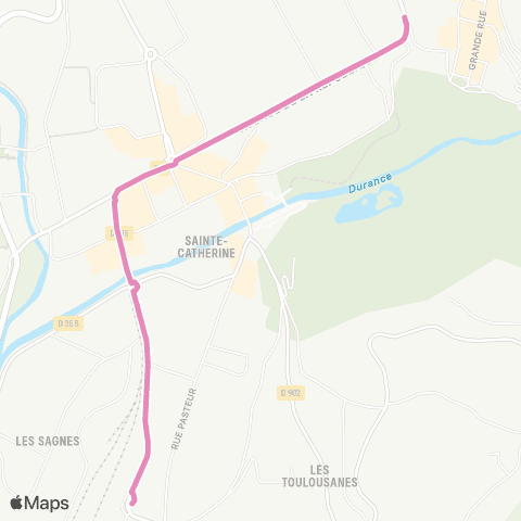 Altigo - Scolaires Gare SNCF - Porte d'Embrun map