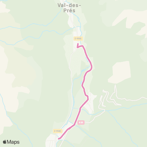 Altigo - Scolaires Val-des-Prés - Les Alberts École map