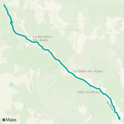 Altigo Le Monêtier-les-Bains - Quartier du 15/9 map