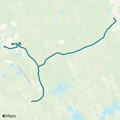 Amador Transit Ione map