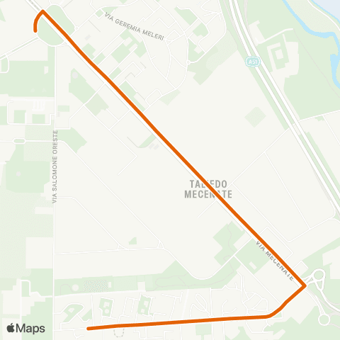 ATM Milano Parco Nord - Cà Granda ( Coll. Sost. Linea 4) map