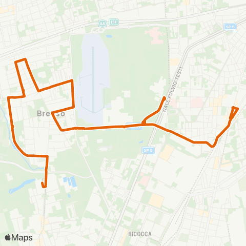 ATM Milano Sesto Rond M1 - Niguarda ( Parco Nord ) map