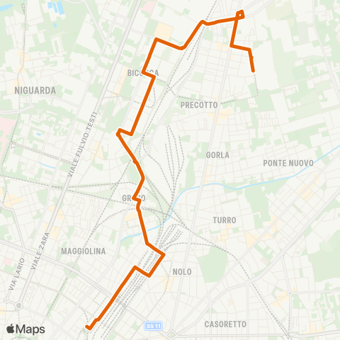 ATM Milano Stazionecentrale - Villa San Giovanni M1 map