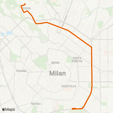 ATM Milano Bovisa FN - Lodi M3 map