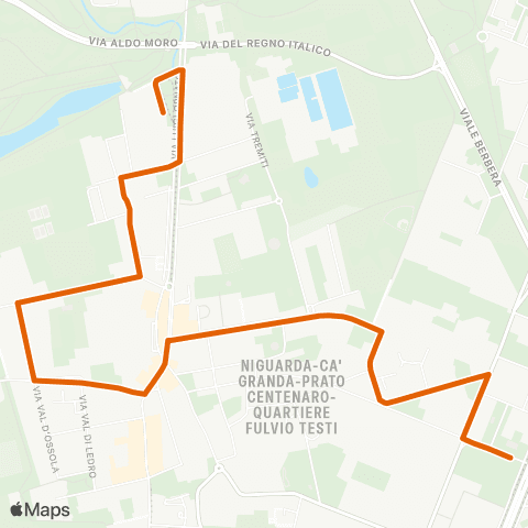 ATM Milano Bicocca M5 - Niguarda (Parco Nord) map
