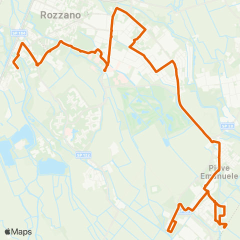 ATM Milano Rozzano - Pieve map