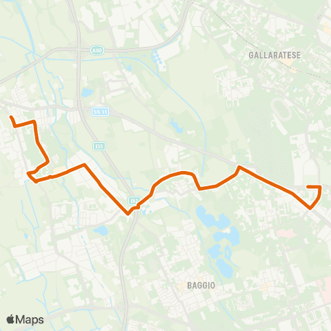 ATM Milano Milano (San Siro M5) - Settimo M. (Della Libertã ) map