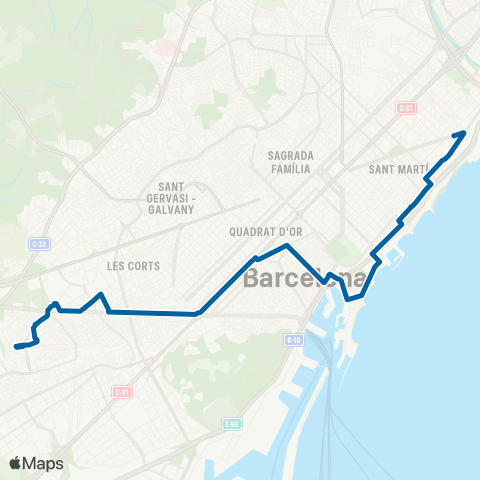 AMB Fòrum-L'Hospitalet L. map