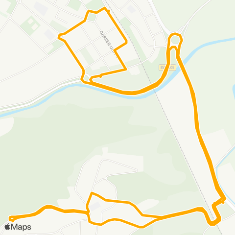 AMB Fgc St. Vicenç / Sant Roc map