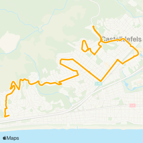 AMB Can Roca-El Poal map