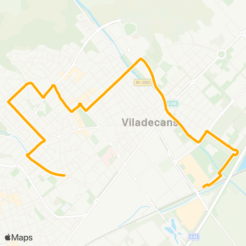 AMB Est. Rodalies-Can Palmer map