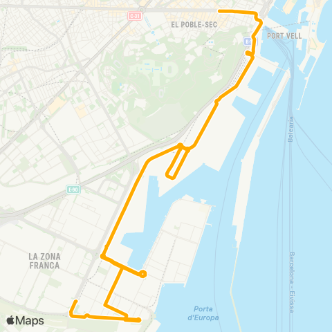 AMB Metro Paral·Lel-Metro Zal | Riu Vell map