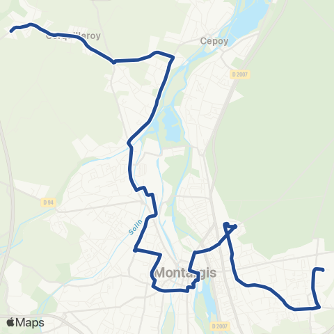 Amelys Corquilleroy Blaise / Amilly Hôpital map