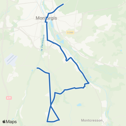 Amelys Mormant Moissy / Montargis Lycée en forêt map