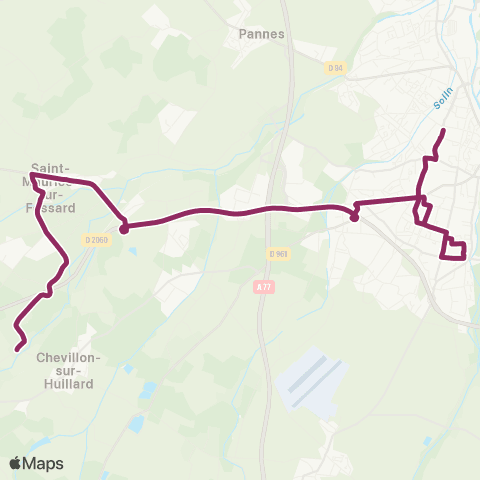 Amelys Chevillon-s/-Huillard Marsan / Villemandeur le Plateau map