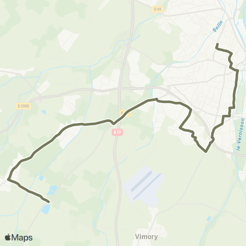 Amelys Villemandeur le Plateau / Chevillon-s/-Huillard les Marais map