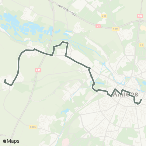 Ametis Saveuse - Gare du Nord map